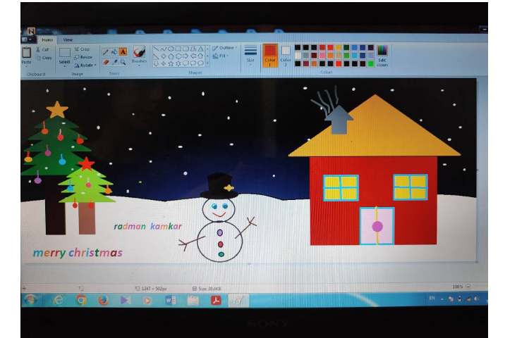 رایانه : نقاشی های ارسالی دانش آموزان پایه اول 4