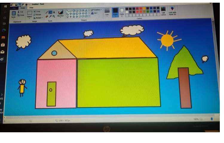 رایانه : نقاشی های ارسالی دانش آموزان پایه اول 8