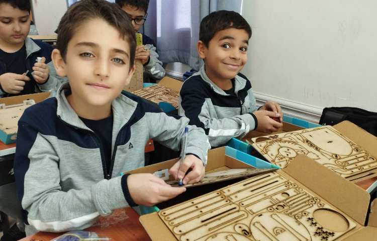 رباتیک -ساخت فرفره فوتی 2