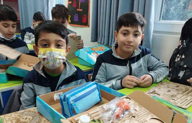 رباتیک -ساخت فرفره فوتی 3