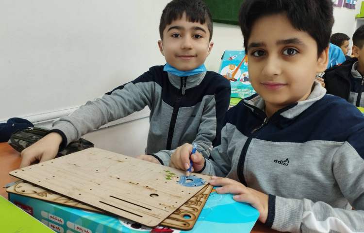 رباتیک -ساخت فرفره فوتی 4