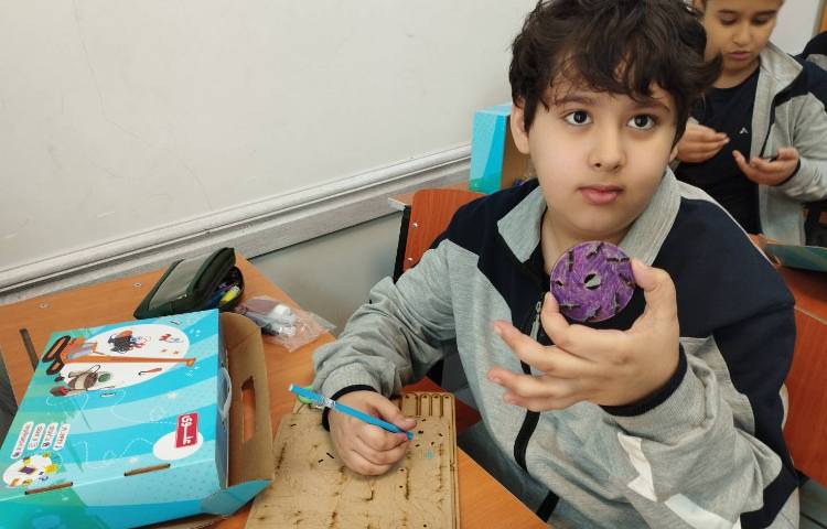 رباتیک -ساخت فرفره فوتی 4