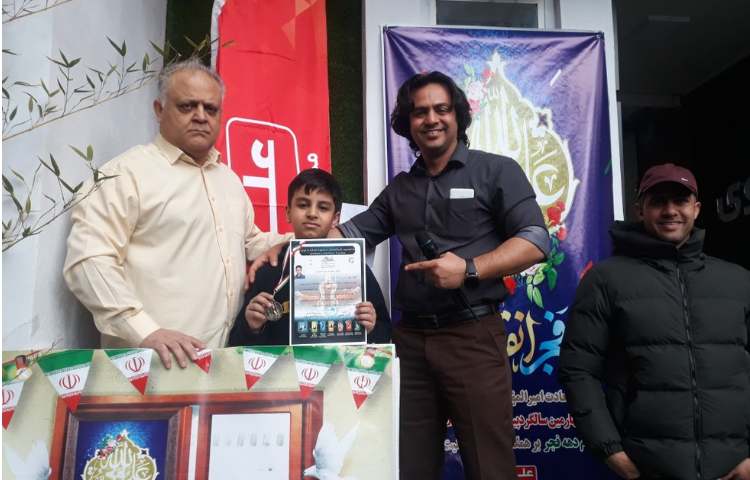 رتبه اول وکسب مدال طلادر ورزش ژیمناستیک