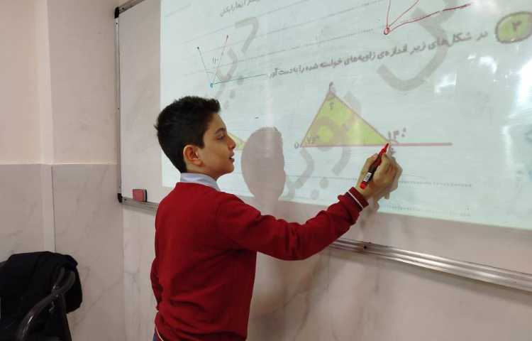 رسم نیمساز با نقاله 1