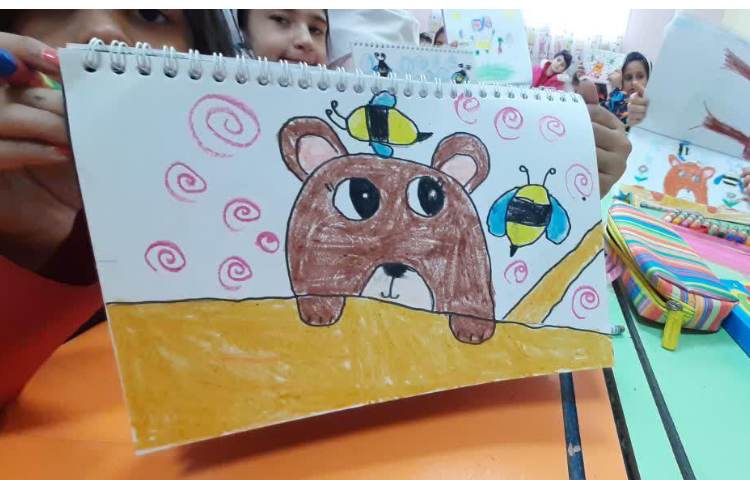 رنگ آمیزی با پاستیل روغنی 1