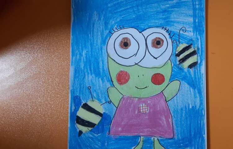 رنگ آمیزی با پاستیل روغنی 3