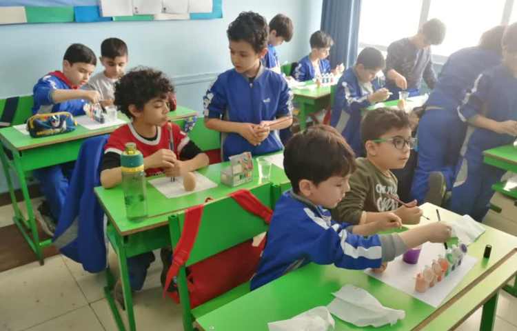 رنگ آمیزی تخم مرغ سفالی 8