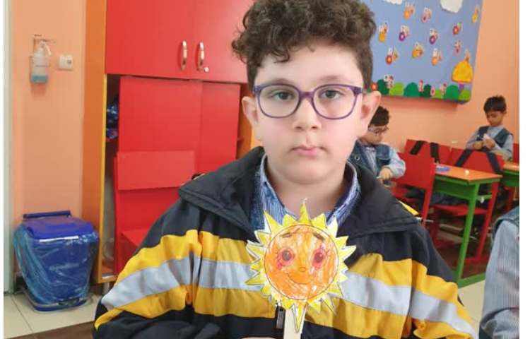 رنگ آمیزی خورشید و آشنایی باکلمه grandma 1