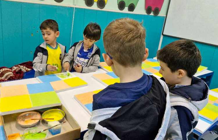 رنگ آمیزی درخت چهارفصل 2