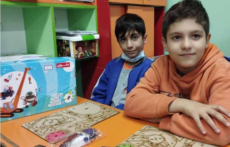 رنگ آمیزی فرفره فوتی رباتیک 3