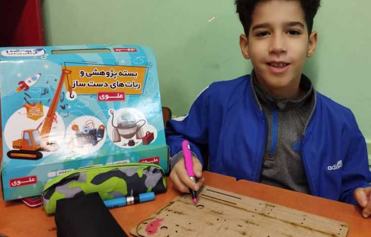 رنگ آمیزی فرفره فوتی رباتیک 4