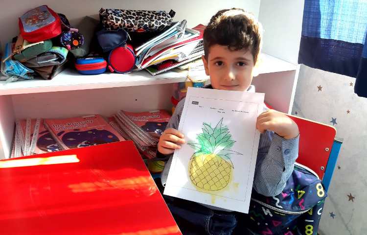 رنگ آمیزی لغات تدریس شده ( تقویت مهارت درس ورزی در کلاس ) 2