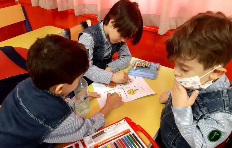 رنگ آمیزی لغات تدریس شده ( تقویت مهارت درس ورزی در کلاس )