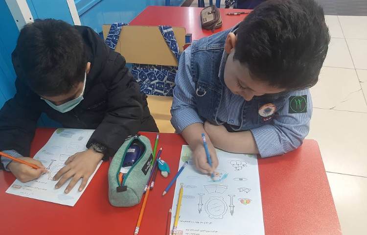 رنگ آمیزی نقاشی سفره هفت سین 2