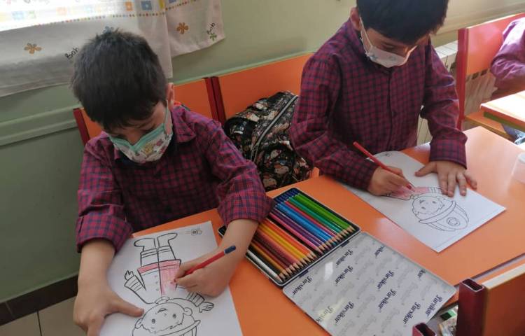 رنگ آمیزی کاربرگ آتش نشانی 1