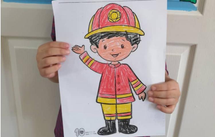 رنگ آمیزی کاربرگ آتش نشانی 2