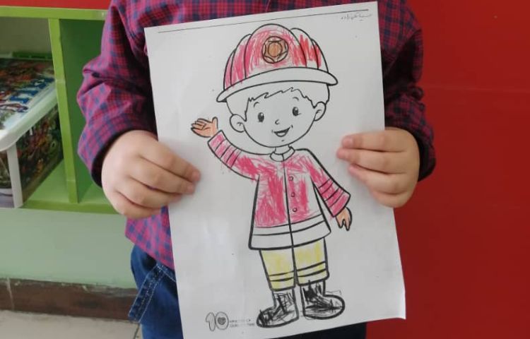 رنگ آمیزی کاربرگ آتش نشانی 7