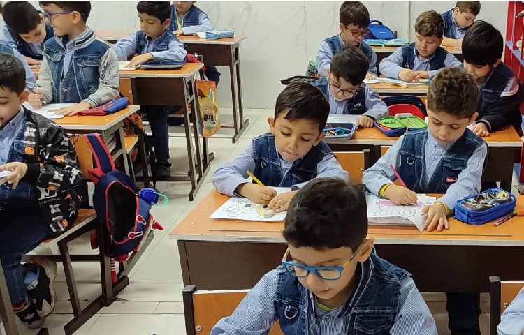 رنگ آمیزی کاربرگ کلاس در فارسی 1