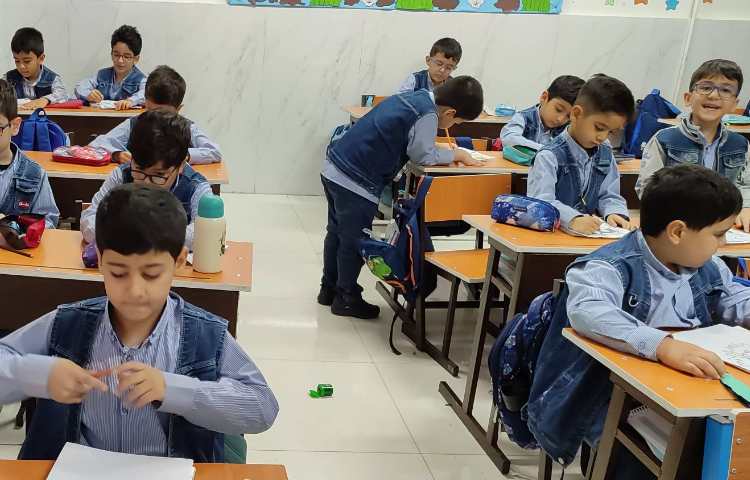 رنگ آمیزی کاربرگ کلاس در فارسی 2