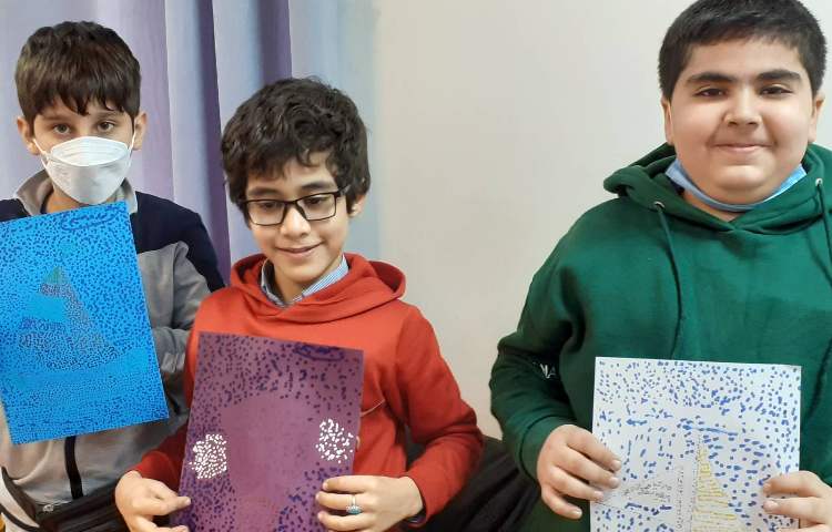 رنگ نقطه ای 1