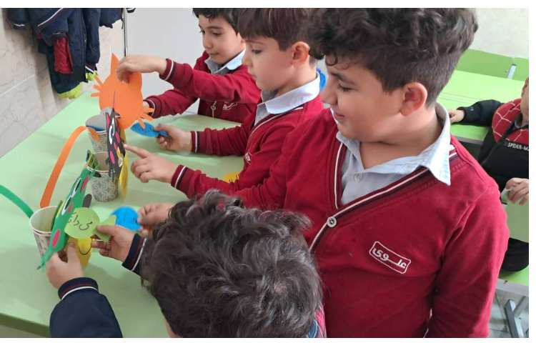 روخوانی کلمات و تشخیص جایگاه نشانه در کلمه 7