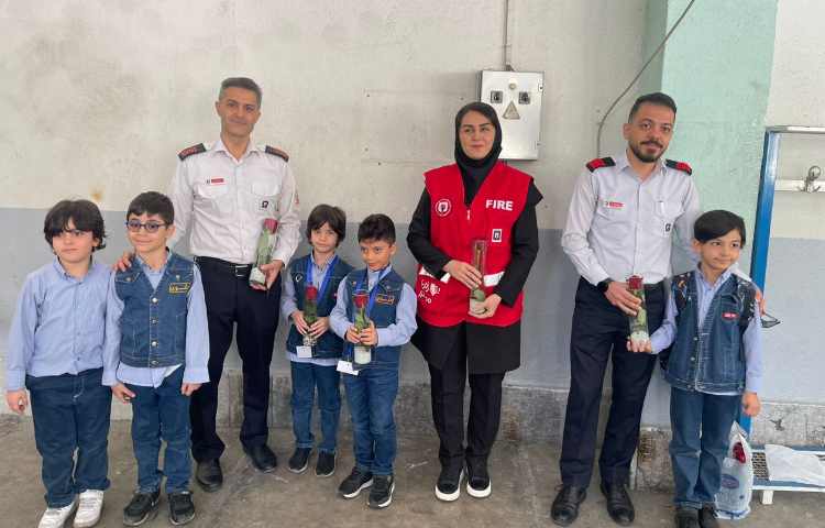 روز آتش نشانی و بازدید از ایستگاه آتش نشانی 5