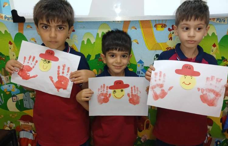 روز آتش‌نشان و درست کردن کاردستی ترکیبی و خلاقانه 2