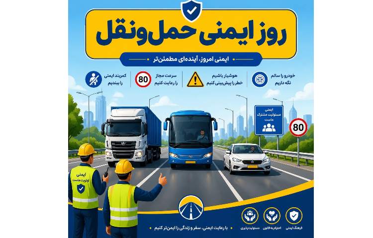 روز ملی ایمنی حمل و نقل گرامی باد 1
