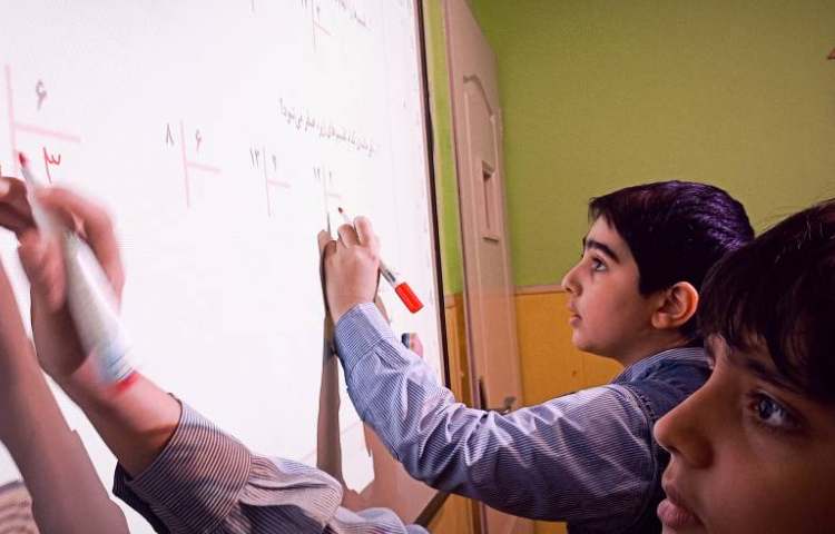 ریاضی:آموزش تقسیم چکشی