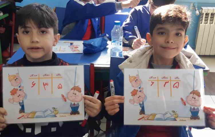 ریاضی(آموزش جدول ارزش مکانی صدتایی ها)