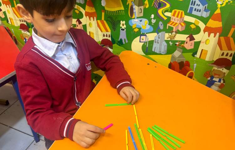 ریاضی:استفاده از چینه و چوب خط 2