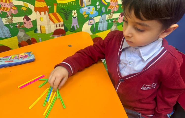 ریاضی:استفاده از چینه و چوب خط 3