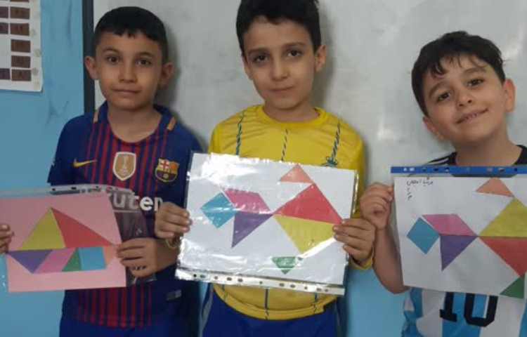 ریاضی(اشکال هندسی و تانگرام)ساخت شکل های مختلف