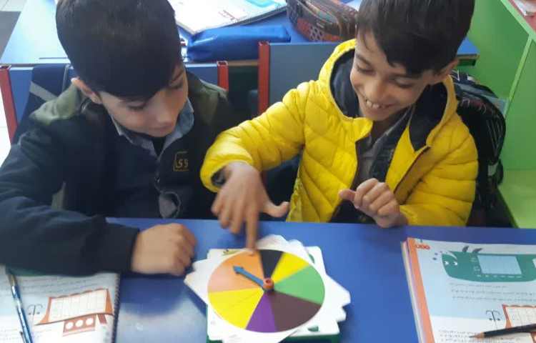 ریاضی(تدریس احتمال و کسر با ابزار آموزشی) 2