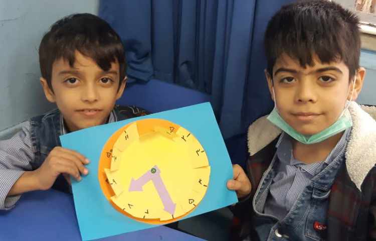 ریاضی(تدریس ساعت و دقیقه با ابزار) 1