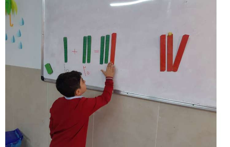 ریاضی:جمع و تفریق ده تایی ها،شناخت دسته های ده تایی،جمع و تفریق آنها با ابزار 1
