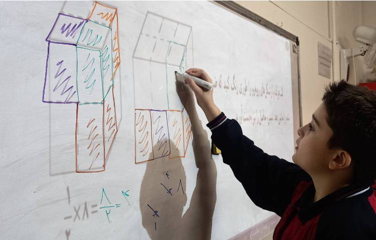 ریاضی-حل تمرین‌های ضرب کسرها 4