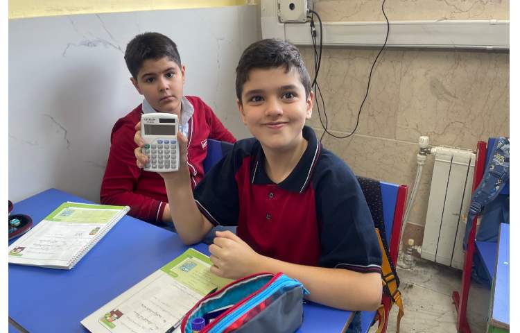 ریاضی،خلاق باش(کار با ماشین حساب) 6