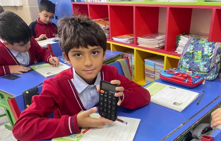 ریاضی،خلاق باش(کار با ماشین حساب)