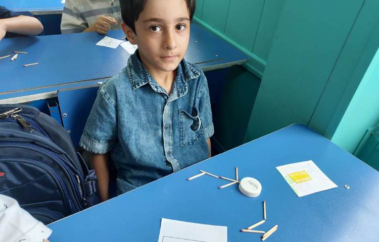 ریاضیدان کوچک(پیروی ازدستورو الگو با هدف تقویت حافظه ی دیداری و بالا بردن تمرکز)