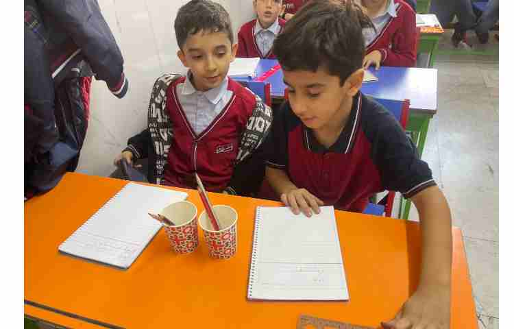 ریاضی،دست ورزی آمادگی برای ضرب،کلاس3/2خانم کوچک 5