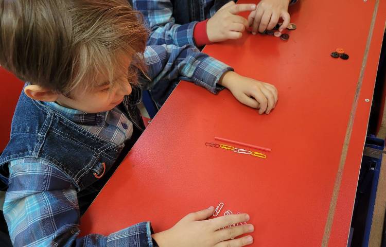 :ریاضی،مبحث انداره گیری با مقیاس های غیر معمول، کلاس انگور 1