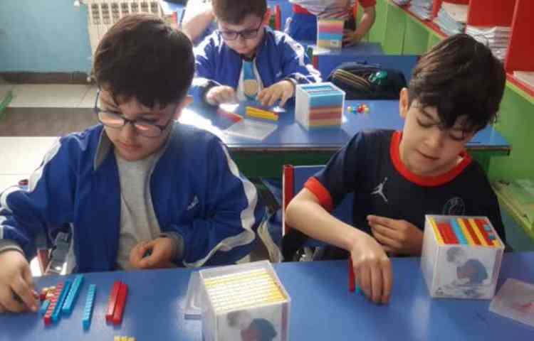 ریاضی(کار با کوئیزنر و ساخت عدد با آن) 2