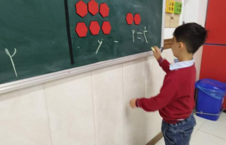 ریاضی آشنایی با مفهوم تفریق 2