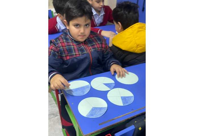 ریاضی ،آشنایی با کسر های مختلف،کلاس 3/2 خانم کوچک 1