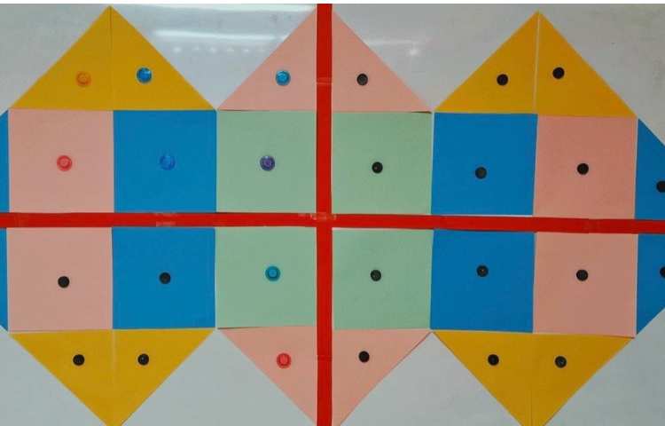 ریاضی، آموزش تقارن چهار قسمتی 1