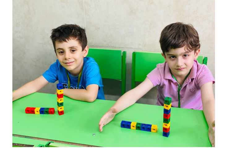 ریاضی: آموزش ردیف و ستون با استفاده از ابزار ( چینه ) 1