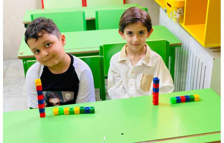 ریاضی: آموزش ردیف و ستون با استفاده از ابزار ( چینه ) 4