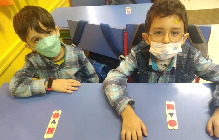 :ریاضی، آموزش مفهوم تقارن، کلاس پرتقال 4