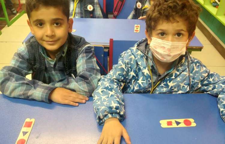 :ریاضی، آموزش مفهوم تقارن، کلاس پرتقال 6